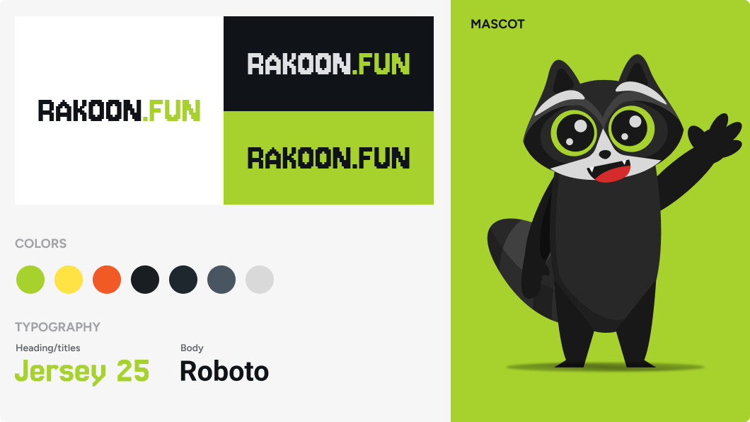 Rakoon.fun design
